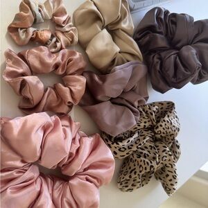 Satin and Silk Scrunchies